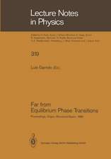 Far from Equilibrium Phase Transitions: Proceedings of the Xth Sitges Conference on Statistical Mechanics, Sitges, Barcelona, Spain, June 6–10, 1988