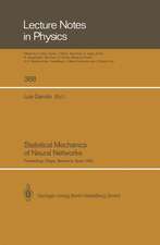 Statistical Mechanics of Neural Networks: Proceedings of the XIth Sitges Conference Sitges, Barcelona, Spain, 3–7 June 1990