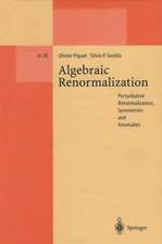 Algebraic Renormalization: Perturbative Renormalization, Symmetries and Anomalies