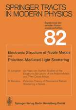 Electronic Structure of Noble Metals and Polariton-Mediated Light Scattering