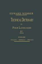 Technical Dictionary: Four Languages