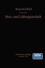 H. Rietschels Lehrbuch der Heiz- und Lüftungstechnik