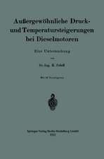 Außergewöhnliche Druck- und Temperatursteigerungen bei Dieselmotoren: Eine Untersuchung