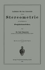 Leitfaden für den Unterricht in der Stereometrie mit den Elementen der Projektionslehre