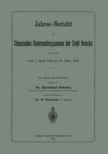 Jahres-Bericht des Chemischen Untersuchungsamtes der Stadt Breslau für die Zeit vom 1. April 1898 bis 31. März 1899