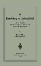 Die Neugestaltung der Aktiengesellschaft nach den Vorschriften des mit dem 1. Januar 1900 in Kraft tretenden Handelsgesetzbuchs