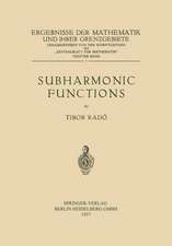 Subharmonic Functions