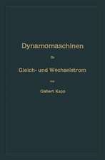 Dynamomaschinen für Gleich- und Wechselstrom