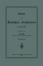 Chronik des Deutschen Forstwesens im Jahre 1885