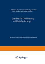 Zeitschrift für Krebsforschung und klinische Onkologie / Cancer Research and Clinical Oncology