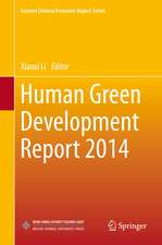 Human Green Development Report 2014