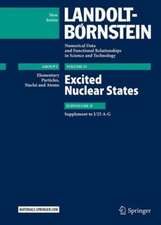 Excited Nuclear States: Supplement to I/25 A-G