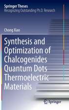 Synthesis and Optimization of Chalcogenides Quantum Dots Thermoelectric Materials