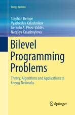 Bilevel Programming Problems: Theory, Algorithms and Applications to Energy Networks