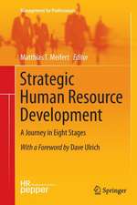 Strategic Human Resource Development