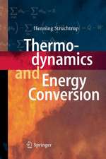 Thermodynamics and Energy Conversion