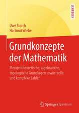 Grundkonzepte der Mathematik: Mengentheoretische, algebraische, topologische Grundlagen sowie reelle und komplexe Zahlen