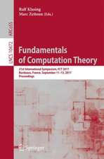 Fundamentals of Computation Theory: 21st International Symposium, FCT 2017, Bordeaux, France, September 11–13, 2017, Proceedings