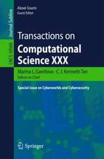 Transactions on Computational Science XXX: Special Issue on Cyberworlds and Cybersecurity