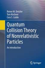 Quantum Collision Theory of Nonrelativistic Particles