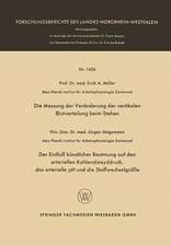 Die Messung der Veränderung der vertikalen Blutverteilung beim Stehen. Der Einfluß künstlicher Beatmung auf den arteriellen Kohlendioxyddruck, das arterielle pH und die Stoffwechselgröße