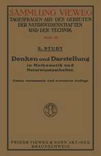 Denken und Darstellung in Mathematik und Naturwissenschaften