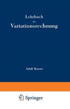 Lehrbuch der Variationsrechnung