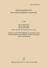 Verbesserung der Wirtschaftlichkeit von Gasturbinen durch Zwischenverbrennung innerhalb der Turbine und Versuche zu ihrer Verwirklichung