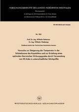 Versuche zur Steigerung der Temperatur in der Schmelzzone des Kupolofens und zur Erzielung eines optimalen thermischen Wirkungsgrades durch Verwendung von HC-Koks in unterschiedlicher Stückgröße