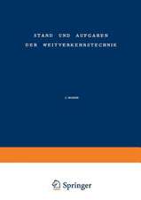 Stand und Aufgaben der Weitverkehrstechnik / The State of and Problem Concerning Telecommunication