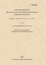 Seismische Forschungsarbeiten im Ostteil des Grubenfeldes König Ludwig