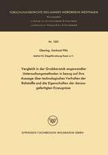 Vergleich in der Grobkeramik angewandter Untersuchungsmethoden in bezug auf ihre Aussage über technologisches Verhalten der Rohstoffe und die Eigenschaften der daraus gefertigten Erzeugnisse