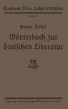 Wörterbuch zur deutschen Literatur