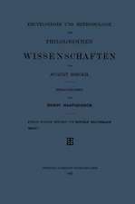 Encyklopädie und Methodologie der Philologischen Wissenschaften