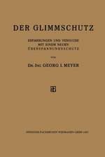 Der Glimmschutz: Erfahrungen und Versuche mit einem Neuen Überspannungsschutz