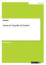 Armut im "Lazarillo de Tormes"