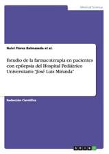 Estudio de la farmacoterapia en pacientes con epilepsia del Hospital Pediátrico Universitario 