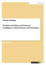 Projektcontrolling und Business Intelligence. Dimensionen und Techniken