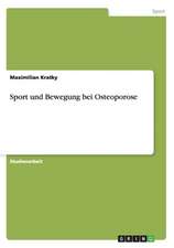 Sport und Bewegung bei Osteoporose