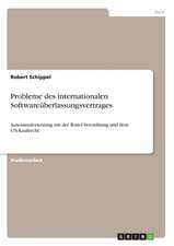 Probleme des internationalen Softwareüberlassungsvertrages