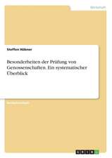 Besonderheiten der Prüfung von Genossenschaften. Ein systematischer Überblick