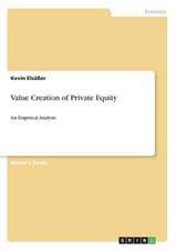 Value Creation of Private Equity