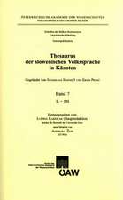 Thesaurus Der Slowenischen Volkssprache in Karnten. Band 7