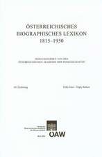 Osterreichisches Biographisches Lexikon 1815-1950 65. Lieferung