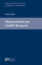 Stimmverbote im GmbH-Konzern