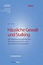 Häusliche Gewalt und Stalking