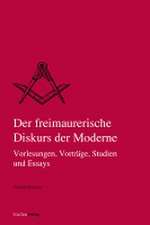 Der freimaurerische Diskurs der Moderne