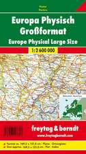 Europa physisch Großformat 1 : 2 600 000