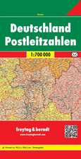 Deutschland 1 : 700 000. Postleitzahlenkarte