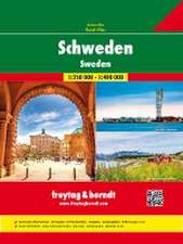 Schweden, Autoatlas 1:250.000 - 1:400.000